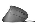 TRUST Souris filaire ergonomique VERTO - Noire