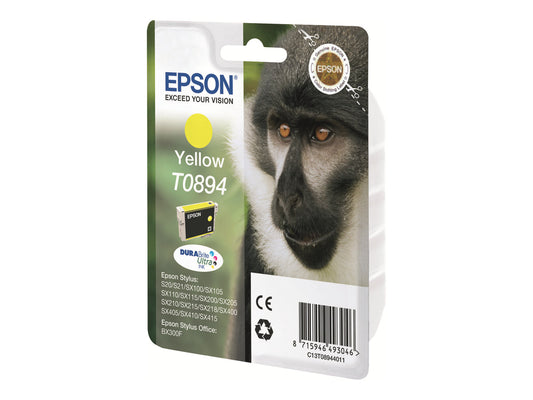 EPSON 1LB T0894 ink cartridge yellow low capacity 3.5ml 1-pack blister without alarm