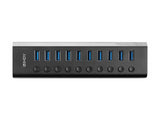 LINDY 10 Port USB 3.0 Hub with On/Off Switches