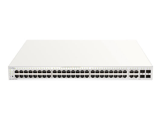 D-LINK Nuclias Switch 52xGE-ports PoE+ Smart Managed incl 4x1G Combo 370Ww/1Yr Lic