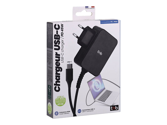 TNB 45W USB-C Universal Charger Black