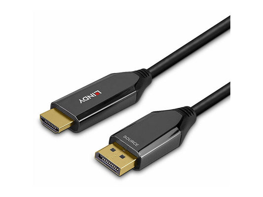 LINDY 3m Active DisplayPort 1.4 to HDMI 8K60 Cable