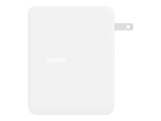 BELKIN PD 140W GAN Wall Charger White With UK+EU+US Plug