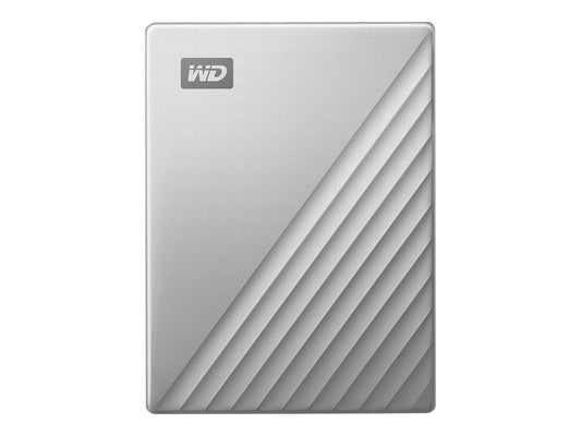 WD My Passport Ultra 2To Silver USB-C/USB3.0 HDD 2.5p Metal finish RTL portable extern