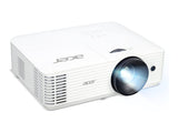 ACER H5386BDi DLP 720p 1280x720 16:9 4500 ANSI Lumen 20.000:1 35DB HDMI VGA RCA USB A wireless projection white