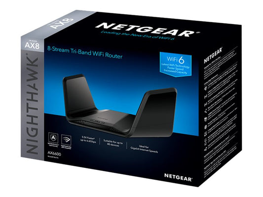 NETGEAR 5PT Tri-Band 8-Stream Ax6600 Router