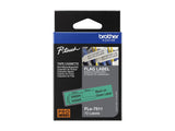 BROTHER FLe-7511 21MMX45MM Black on White Flag Tape for Brother P-touch D800W P900W P950NW