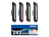 BROTHER TN243CMYK Pack Toner standard Cyan Magenta Jaune Noir 4x 1000 pages pour Hl-L32xx DCP-L35xx MFC-L37xx