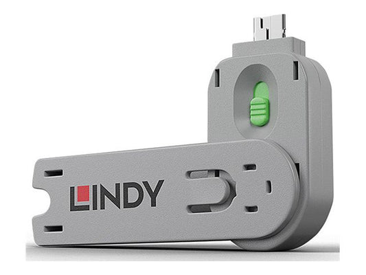 LINDY Clé pour bloqueur de port USB type A vert