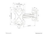 NEOMOUNTS WL40S-840BL12 Support pour écran mural 32-55p - orientable - installation rapide