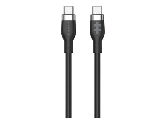 TARGUS Hyper 1.5m Silicone USB-C to USB-C 60W Charging Cable - Black