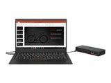 LENOVO ThinkPad Universal USB-C Dock - Station d accueil - USB-C - HDMI 2 x DP - GigE - 90 Watt - ThinkRed