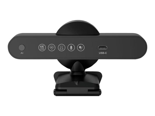 PORT DESIGNS Mini 4K Conference Cam With Autoframing Professional Webcam With Integrated Microphone Ultra High-Resolution Camera