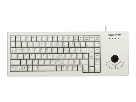 CHERRY XS Trackball Keyboard corded USB lightgrey (DE)