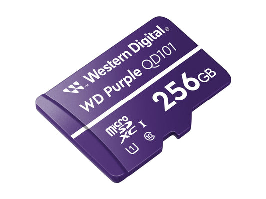 WD Purple 256Go Surveillance microSD XC Class - 10 UHS 1