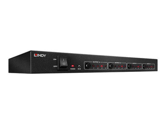LINDY HDMI 4K UHD 4x4 Matrix 4 In 4 Out HDMI 1.4