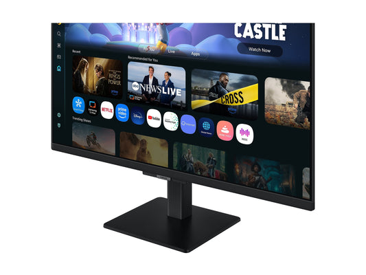 SAMSUNG LS27FM500EUXEN 27p FHD Smart Monitor M50F IPS Panel 60Hz Game Mode Eye Saver Mode & Flicker Free 2x HDMI