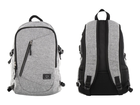 TNB WILD - Backpack with multiple pockets - mottled grey