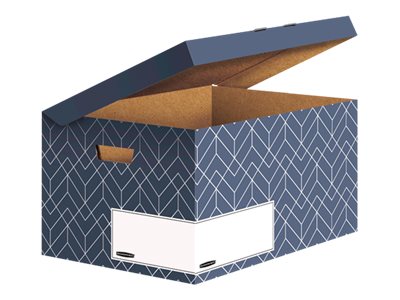 FELLOWES Decor Fliptop Box Urban Blue