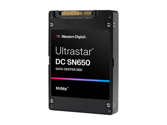 WESTERN DIGITAL Ultrastar DC SN650 SSD U.3 15MM 7680Go 2.5p PCIe TLC RI-1DW/D BICS5 ISE