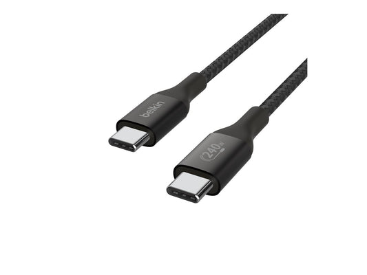 BELKIN Boost Charge 240w USB-C to USB-C Cable 2M Black