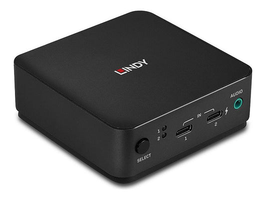 LINDY 2 Port Type C DisplayPort 1.2 KVM Switch