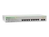 ALLIED 8x port 10/100/1000T POE+ Websmart Switch with 2 unpopulated SFP Slot