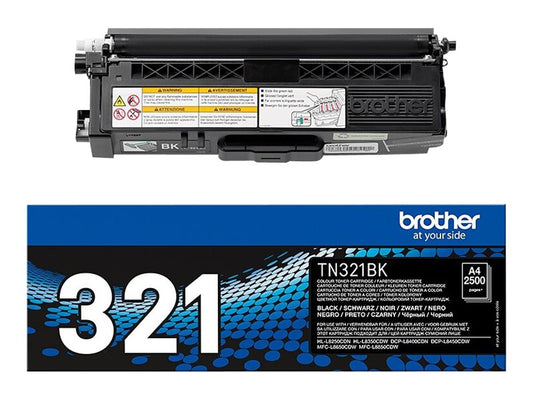 BROTHER TN-321BK cartouche de toner noir capacité standard 2.500 pages pack de 1
