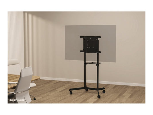 NEOMOUNTS NS-M1250BLACK Support au sol pour écran 37-70p - rotatif - étagère multimédia incluse