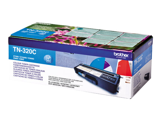 BROTHER TN-320 cartouche de toner cyan capacité standard 1.500 pages pack de 1