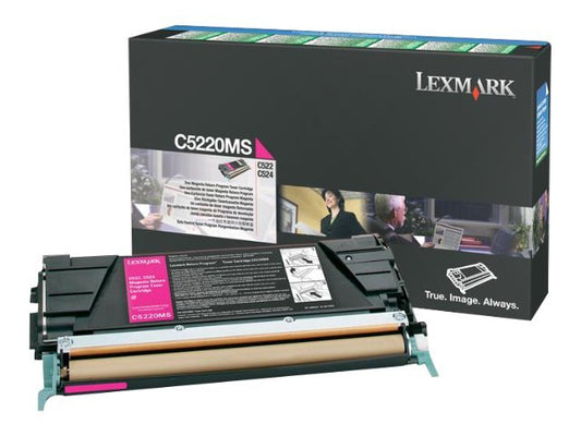 LEXMARK C522N, C524 cartouche de toner magenta capacité standard 3.000 pages pack de 1 retour programme