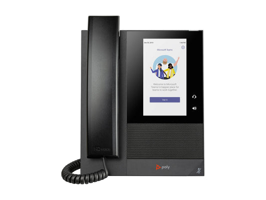 HP Poly CCX 400 Business Media Phone for Microsoft Teams and PoE-enabled No localization