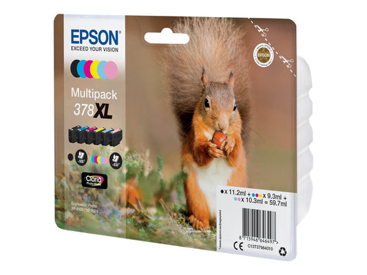 EPSON 1LB Multipack 6-farbig 378XL Squirrel Clara Phto HD Ink