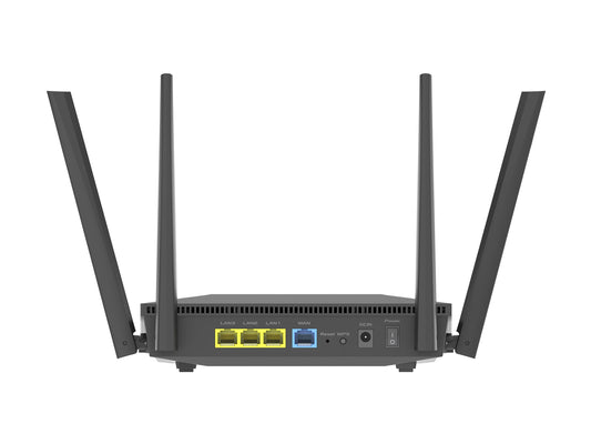 ASUS RT-AX52 AX1800 Dual Band WiFi 6 Extendable Router Instant Guard Parental Controls Built-in VPN AiMesh Compatible