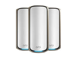 NETGEAR Orbi 970 series Quad-Band WiFi 7 Mesh System White 27Gbps 3 pieces 1year