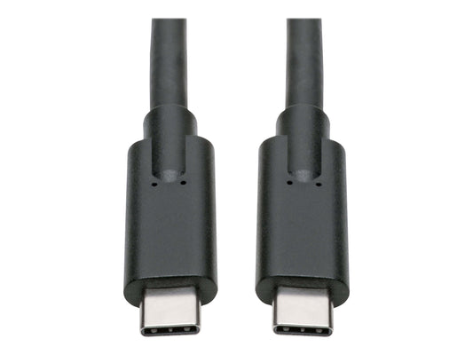 EATON TRIPPLITE USB-C Cable M/M - USB 3.1 Gen 1 5Gbps 5A Rating Thunderbolt 3 Compatible 6ft. 1.83m