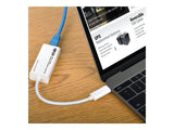 EATON TRIPPLITE USB-C to Gigabit Network Adapter Thunderbolt 3 Compatibility White