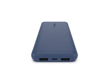 BELKIN Batterie externe 3 ports 10K avec câble USB-A vers USB-C bleu