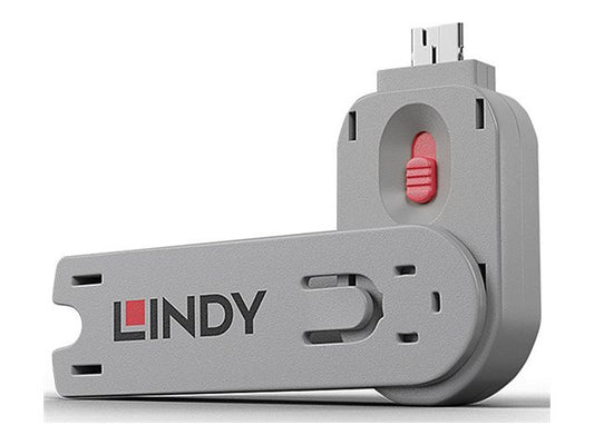 LINDY Clé pour bloqueur de port USB type A rose