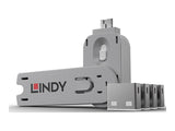 LINDY Clé USB et 4 bloqueurs de ports USB Blanc