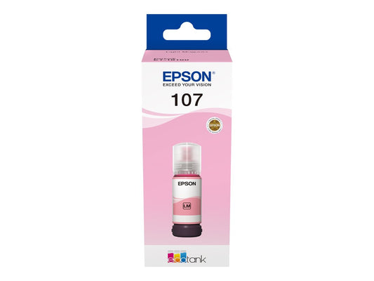 EPSON 1LB 107 EcoTank Light Magenta Ink Bottle