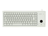 CHERRY Compact corded Trackball Keyboard PS/2 grey (DE)