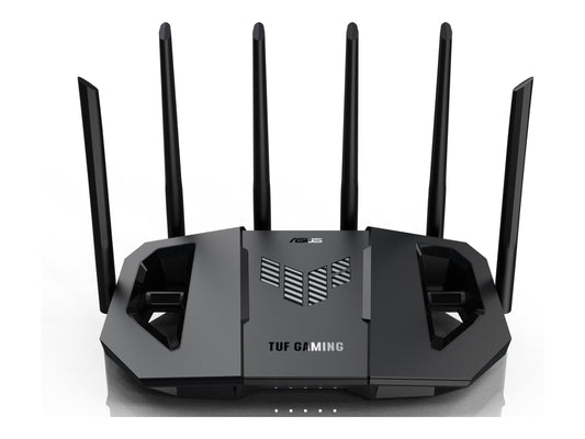 ASUS TUF Gaming BE6500 Dual Band WiFi 7 Router 4K-QAM Multi-Link Operation MLO Quad 2.5GbE port
