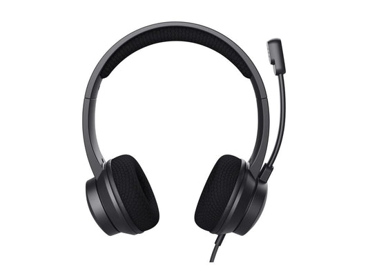 TRUST HS-260 USB - USB C Noise Cancelation On Ear PC Headset ECO