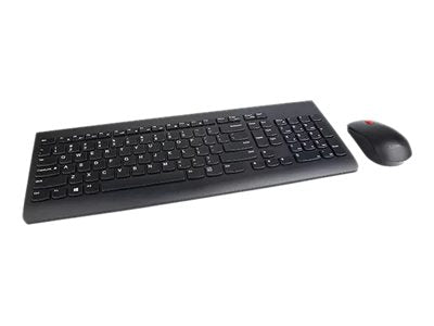 Lenovo Essential Wireless Combo - Ensemble clavier et souris - sans fil - 2.4 GHz - Français - ThinkRed
