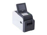 BROTHER 2p label printer USB connection 203dpi Ethernet Possible battery LCD screen Bluetooth Wi-Fi touch screen