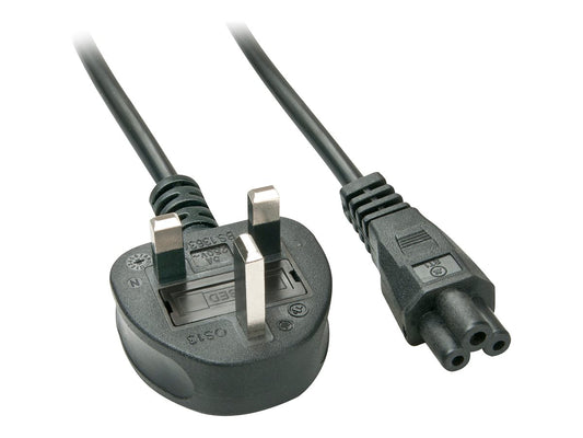 LINDY 2m UK Mains Plug to IEC C5