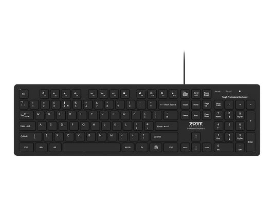 PORT DESIGNS UK Office Keyboard Tough Wired UK