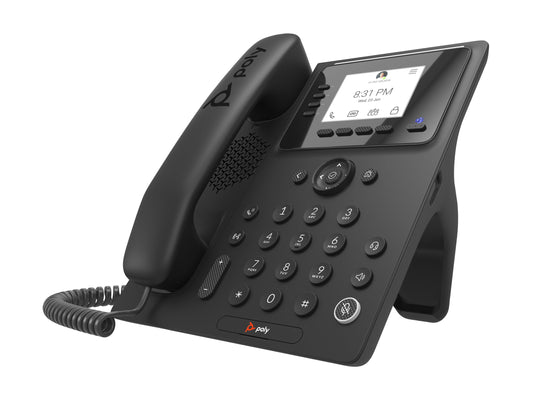 HP Poly CCX 350 Business Media Phone for Microsoft Teams and PoE-enabled WW