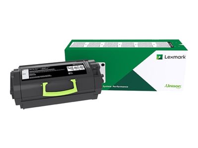 LEXMARK 622 cartouche de toner noir capacité standard 6.000 pages pack de 1 retour program